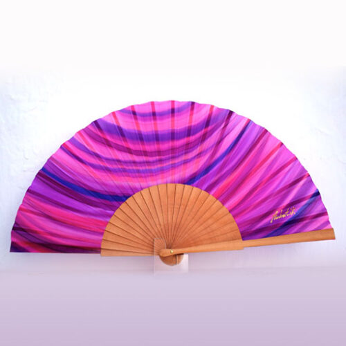 Abanico Milrayas Rosa