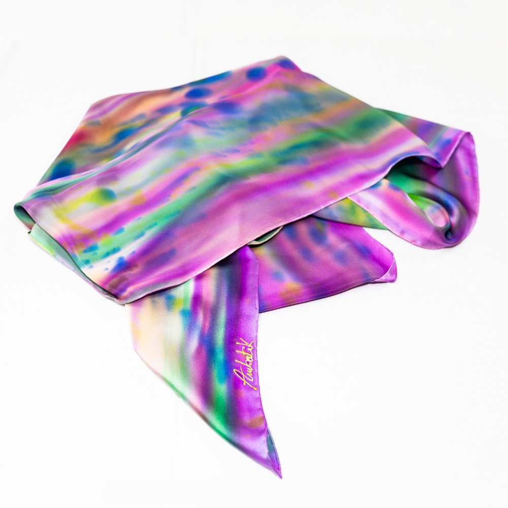 Foulard de seda Saten