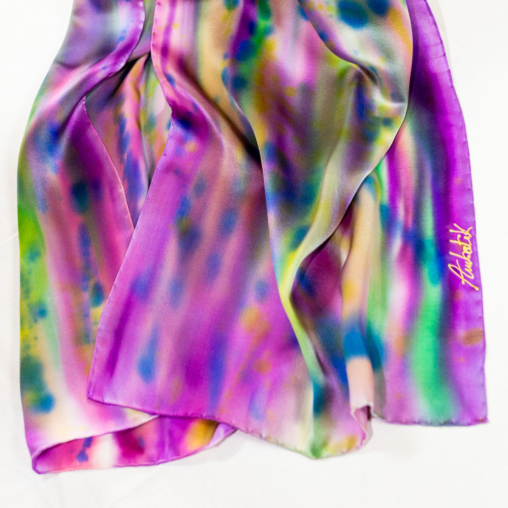 Foulard de seda Saten