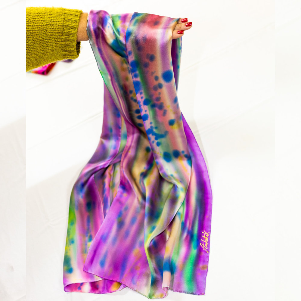 Foulard de seda Saten