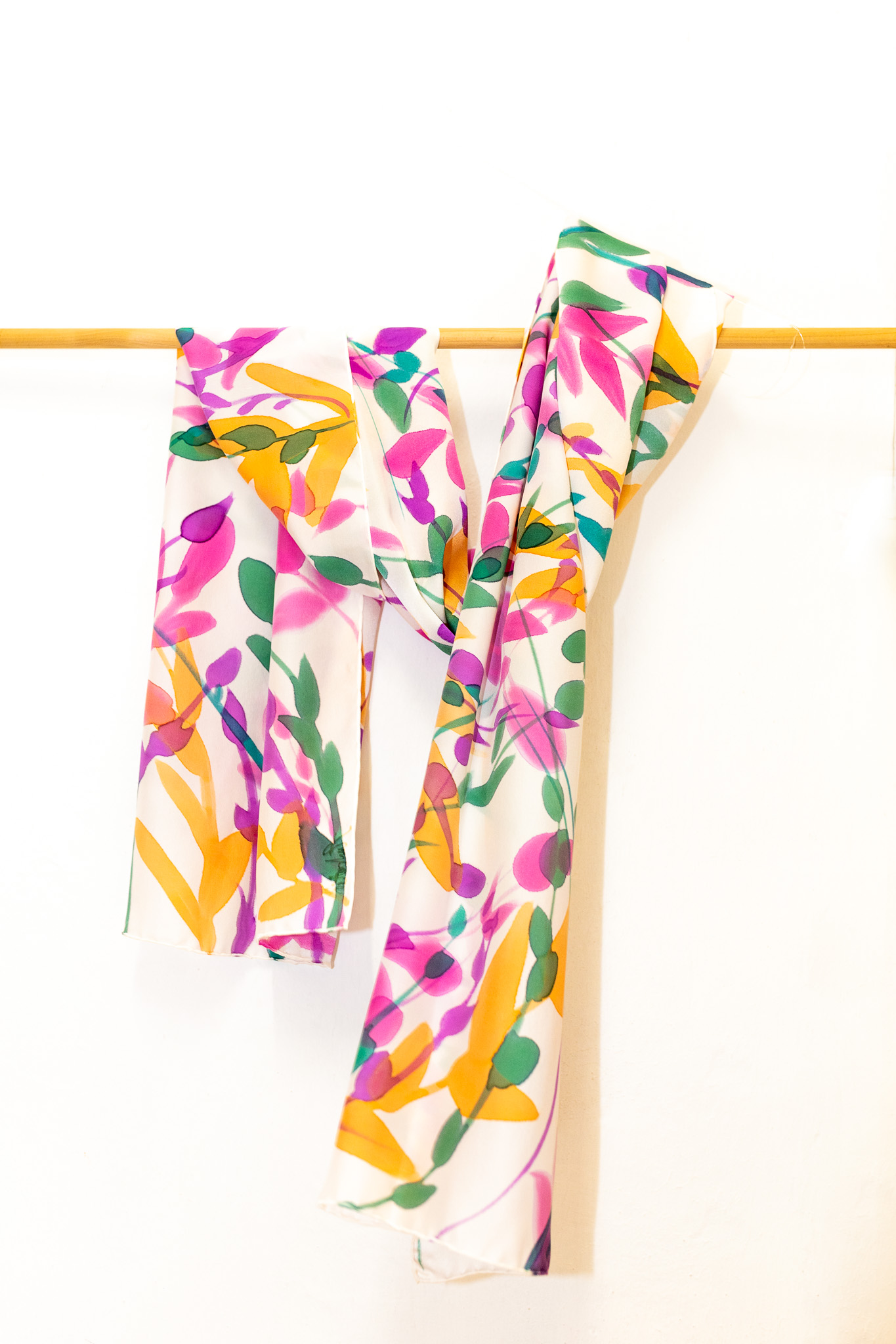 Pañuelo Fular de seda natural