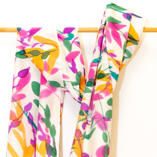 Pañuelo Fular de seda natural